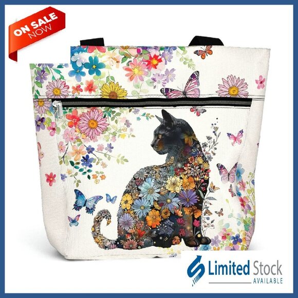 Handbags - Waterproof Tote Bag with Multiple Pockets for Work and Travel
